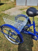 Rower trójkołowy Enero Rower 3-kołowy rama 15 cali koło 24 " niebieski