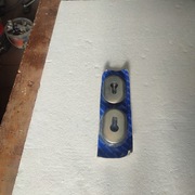 dwie tarczki do zamka górnego drzwi Gerda 