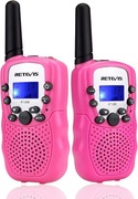 RETEVIS RT388 Walkie Talkie dzieci 2 sztuk różowe 339