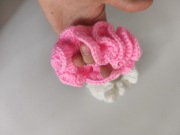Gumki do włosów scrunchies wykonane ręcznie 15 zł 1 szt 100%  bawełna 