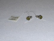 W.KRUK SREBRNE KOLCZYKI/WKRĘTY Z KRYSZTAŁAMI SWAROVSKI NOWE