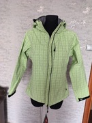 Nowa kurtka damska, typu Softshell zielona w fale M/L