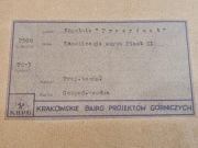 KWK Prezydent Szyb Piast Plany mapa górnicza kopalnia Śląsk Chorzów