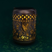 Lampion solarny LED metalowy ogrodowy dekoracyjny balkon taras