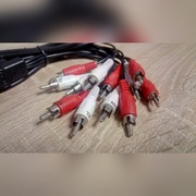 Kabel głośnikowy 6xCHINCH - 6xCHINCH