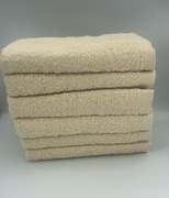 Komplet 6 ręczników bawełnianych 50/100 cm ręczniki kąpielowe Ecru