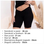 2 szt. Spodenki, getry, leginsy ciążowe 2/3xl CZARNE 