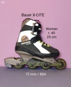 Rolki BAUER dla kobiet, model X-CITY - rozm. 40 EUR /25 cm [R2]