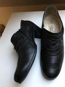 Szersze botki skóra naturalna 26cm