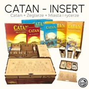 Insert, organizer do gry Catan + Żeglarze + Miasta i rycerze (5-6 graczy)