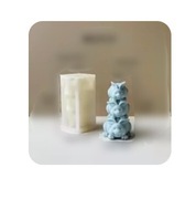 KRÓLICZKI Wielkanocna Duża forma silikon 12.5*8.3 do Odlewów Świec Gipsu 