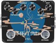 VSN Heavy Metal Distortion Guitar Pedal with EQ Control and Clarity