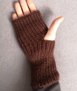 Rękawiczki bez palców - mitenki, ręcznie robione HAND MADE - nieużywane