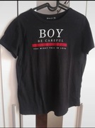 Czarna koszulka Stradivarius M