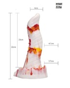 Dildo analne,waginalne buttplug 5,7cm xl