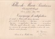 Dyplom Instytutu św. Józefa - 1934 r.