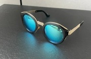 okrągłe okulary przeciwsłoneczne z filtra UV