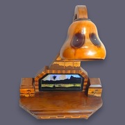 Lampa Carlos Zipperer Art Deco 1920-40 Kałamarz Rio De Janeiro