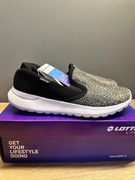 LOTTO APHRODITE LEKKIE BUTY DAMSKIE SPORTOWE WSUWANE CZARNO SZARE ROZM. 39