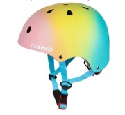 Stylowy Kask Ochronny CELOID – Tęczowy Gradient | Rozmiar M. (K1)