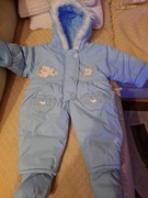 Kombinezon zimowy 6-9 miesięcy -zestaw.