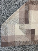 Obrus Plamoodporny Beżowy Brązowy 255 x 140