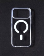 Etui/case klasyczne przezroczyste z MagSafe na iPhone'a 17 pro max 