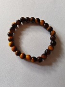 Bransoletka z tygrysiego oka | 7 mm | Kamień naturalny | Nowa