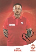 Marcin PRASOL autograf! Oficjalna karta PZPN POLSKA 