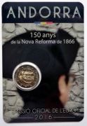 ANDORA 2016  2 EURO OKOL.  UNC !!!!!!!!!!
