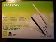 Bezprzewodowa karta wi-fi na złączu usb 2.0/3.0 TL-WL722N