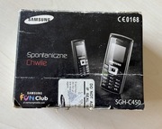 Telefon Samsung SGH-C450 z oryginalnym pudełkiem i instrukcją