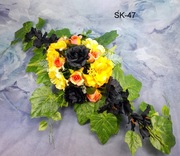 Kompozycja nagrobna, na cmentarz, zestaw, kompozycja kwiatowa, wiązanka