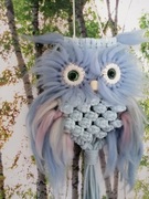 Sowa makrama dostępna od ręki 30x60