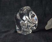 Figurka szklany słoń, słonik vintage