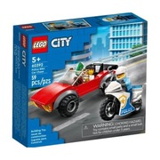 LEGO City 60392 Motocykl policyjny - pościg za samochodem