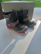 Trzewiki botki ocieplane zimowe Kornecki 4572 grafit rozmiar 24