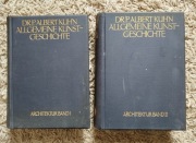 Książki Allgemeine Kunstgeschichte - Archtektur Band I i II -P. Albert Kuhn