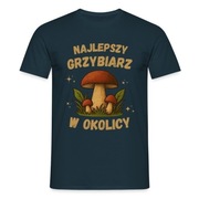 Koszulka męska z nadrukiem "Najlepszy grzybiarz w okolicy" 