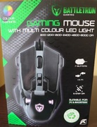GAMINGOWA Myszka Przewodowa Sensor Optyczny BATTLERON GAMING PODŚWIETLANA 