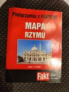 mapa Rzymu skala poradnik  1: 15 000  pielgrzymuj z Faktem