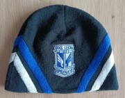 Lech Poznań czapka w paski skośne niebieski i biały