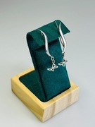 Kolczyki Motyl Długie Srebro 925 