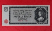 Banknot PROTEKTORAT - P-5 50 Koron (1940) UNC-