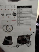 Przyczepka rowerowa 2w1