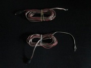 2 X KABEL WTYK GŁOŚNIKOWY DIN 2 