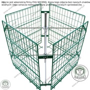 Wirnik 4 ramkowy do miodarki wirówki, Kosz na 4 ramki 4 plastrowy