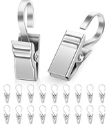 Żabki do firan ze stali nierdzewnej 