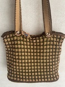 Torebka szydełkowa shopper handmade 