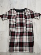 Sukienka na podszewce w kratkę Reserved 